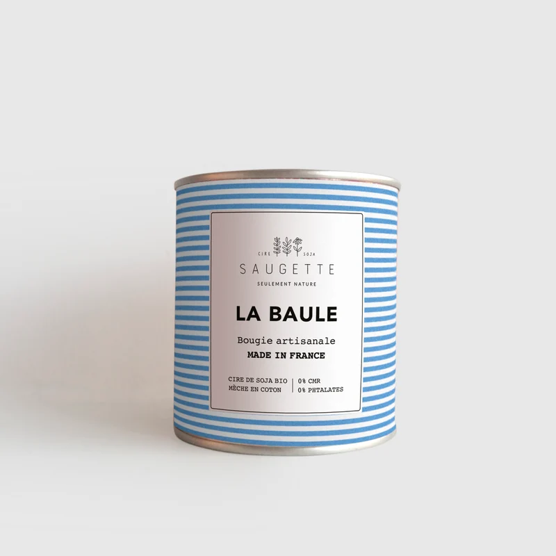 La baule - Bougie artisanale parfumée à la cire de soja naturelle