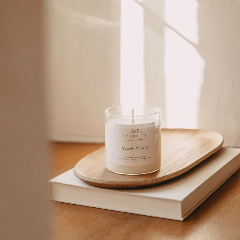 Ylang Ylang - Bougie artisanale parfumée à la cire de soja naturelle