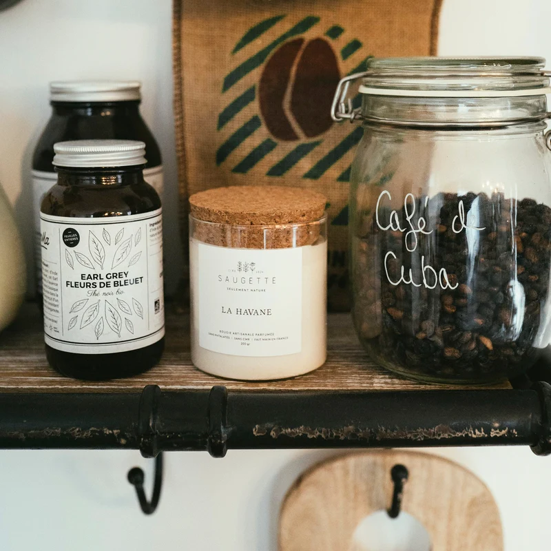 La Havane - Bougie artisanale parfumée à la cire de soja naturelle