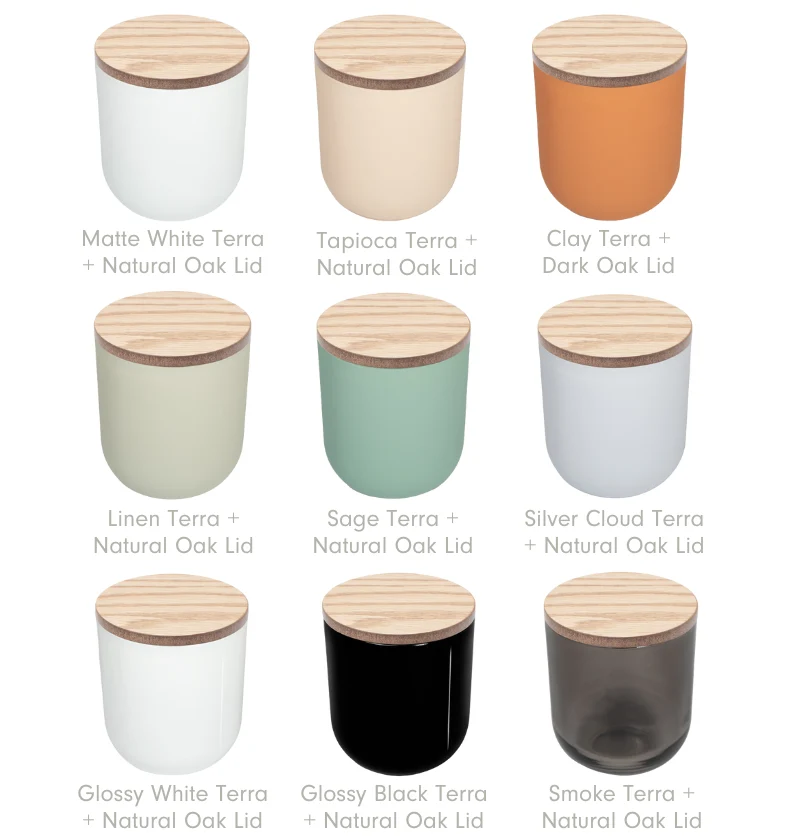 Lid - 3" TERRA Wood - 12pk