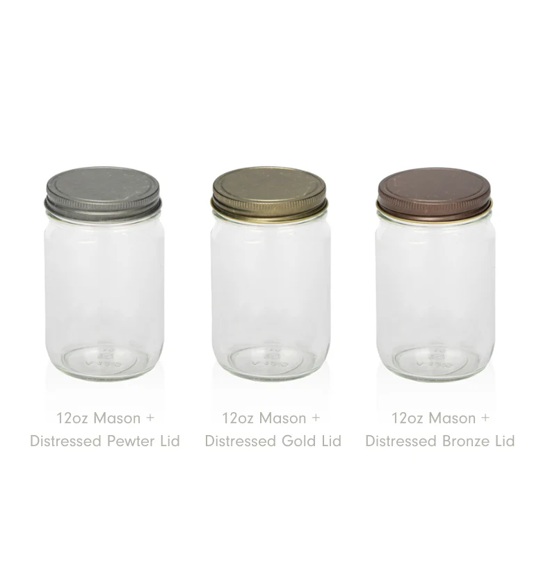 Jar - Mason Round - 12oz