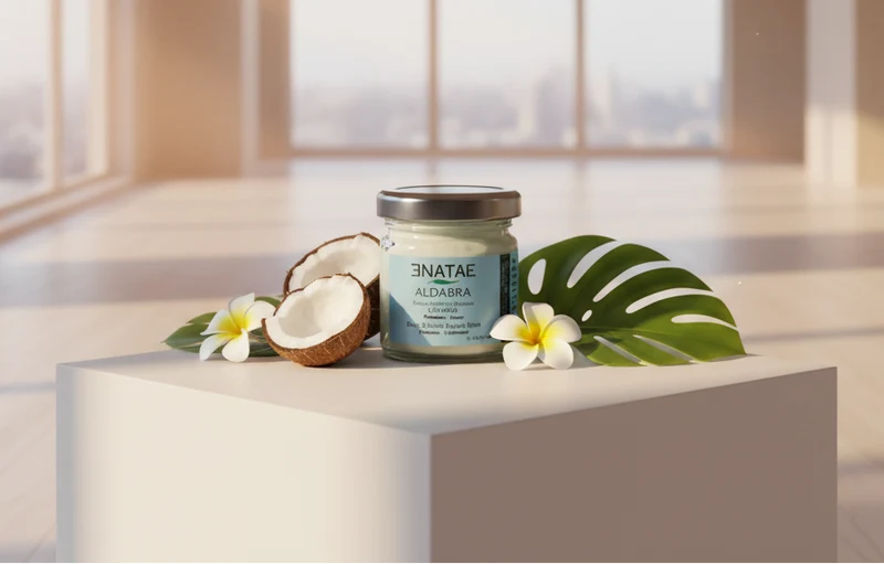 Bougie Parfumée HAWAÏKI – Monoï & Coco – Cire Végétale Soja & Coco – 20h – 75g – ENATAE