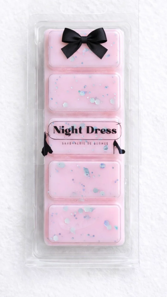 Fondant de Cire Végétale « Night Dress » – 50 g | Savonnerie de Bormes