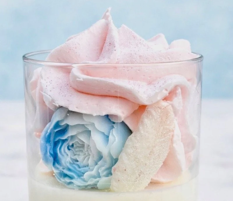 Bougie Chantilly « Jour de Lessive » – 180 g | Savonnerie de Bormes