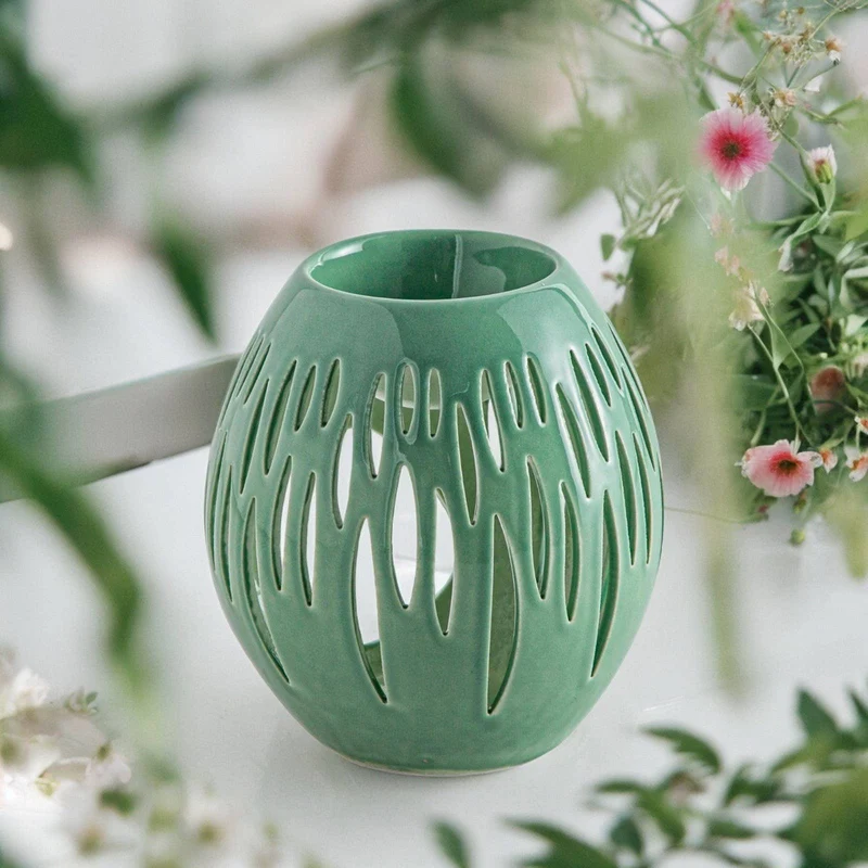Chauffe cire parfumée & fondants OVALI en céramique - Zen'Arôme