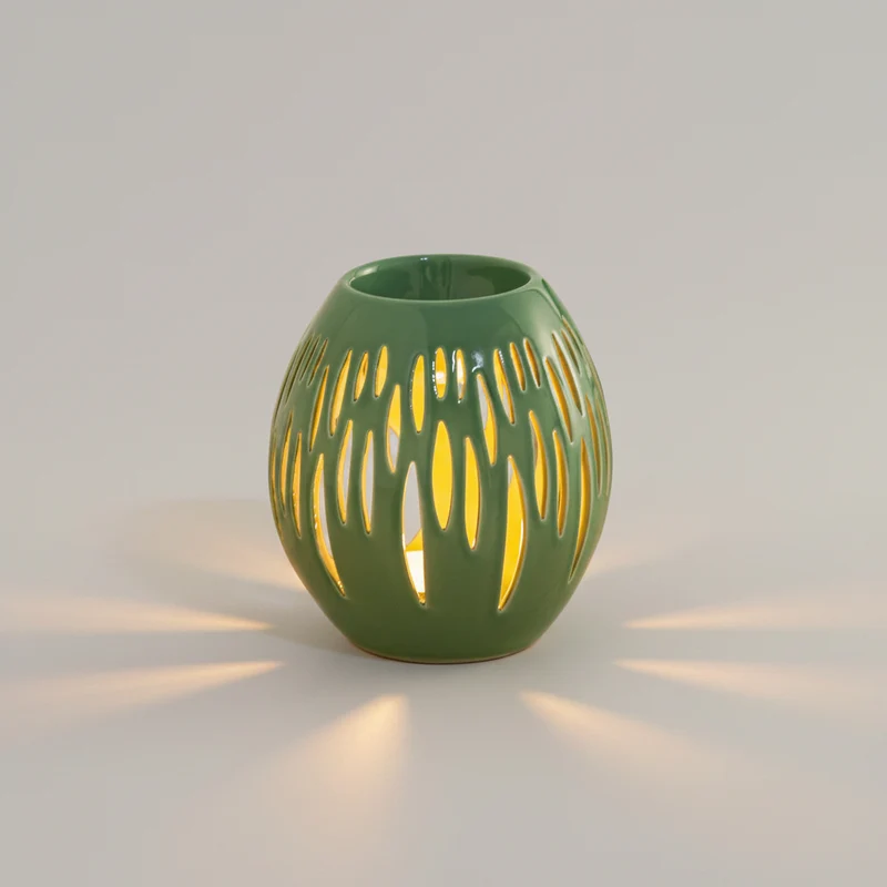 Chauffe cire parfumée & fondants OVALI en céramique - Zen'Arôme