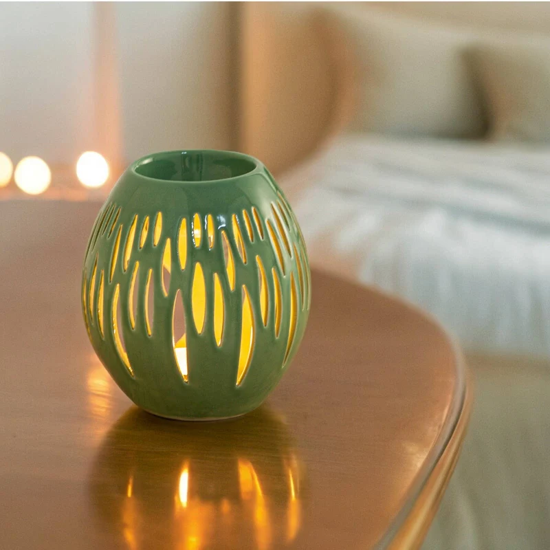 Chauffe cire parfumée & fondants OVALI en céramique - Zen'Arôme
