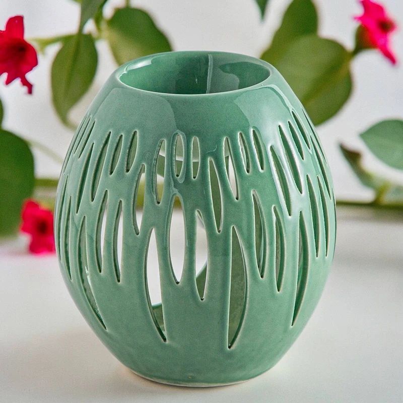 Chauffe cire parfumée & fondants OVALI en céramique - Zen'Arôme