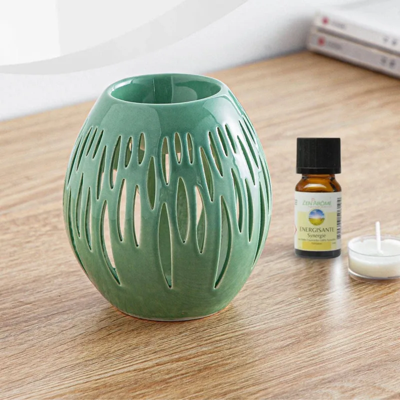 Chauffe cire parfumée & fondants OVALI en céramique - Zen'Arôme