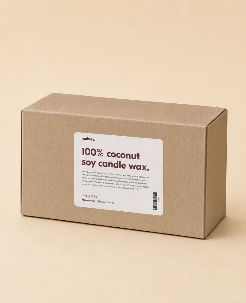 100% coconut soy candle wax