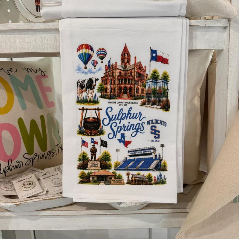 Sulphur Springs Tea Towel