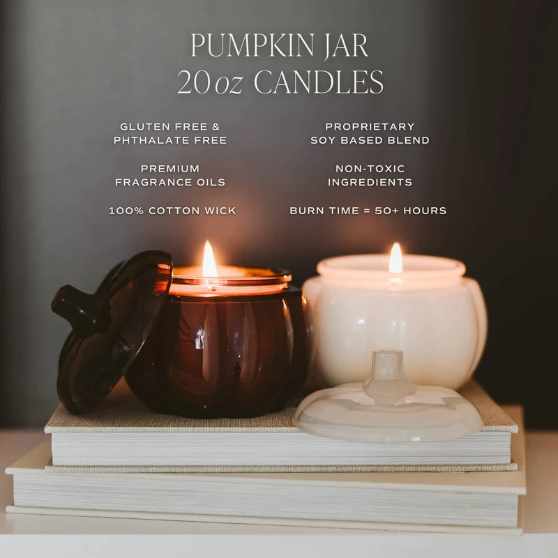 Sweet Water Decor ~ Soy Candle Pumpkin Jar