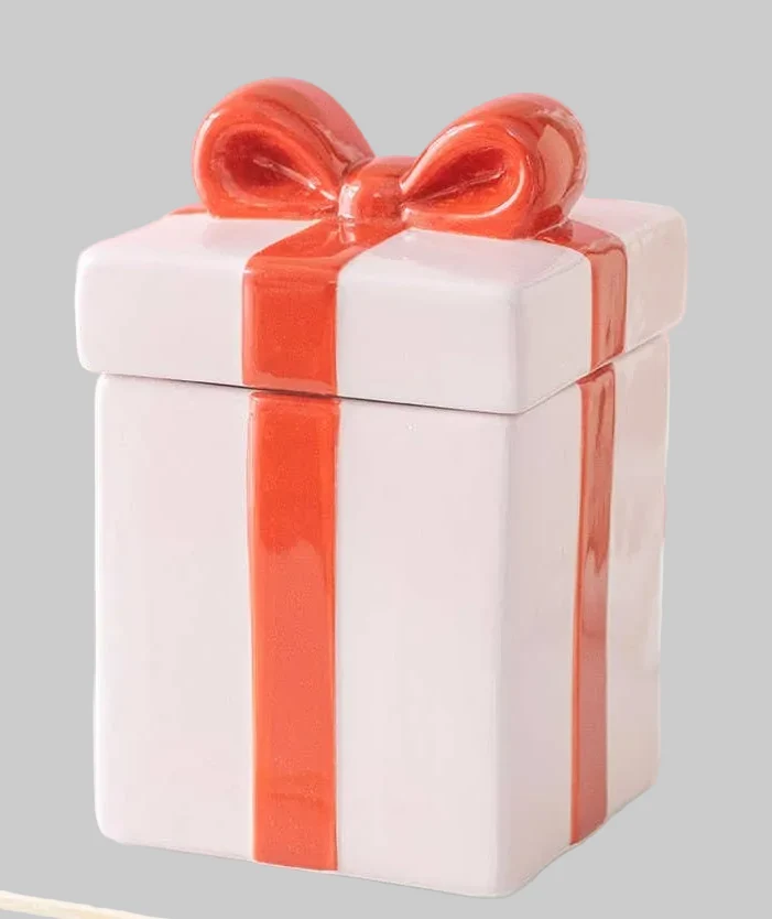 Brûle-parfum Cadeau rose de Noël