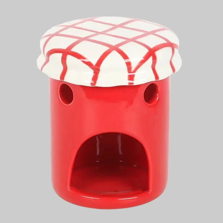 Brûle-parfum et chauffe-cire Bocal de confiture à la cerise