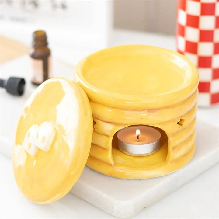 Brûle-parfum et chauffe-cire Pancakes en céramique