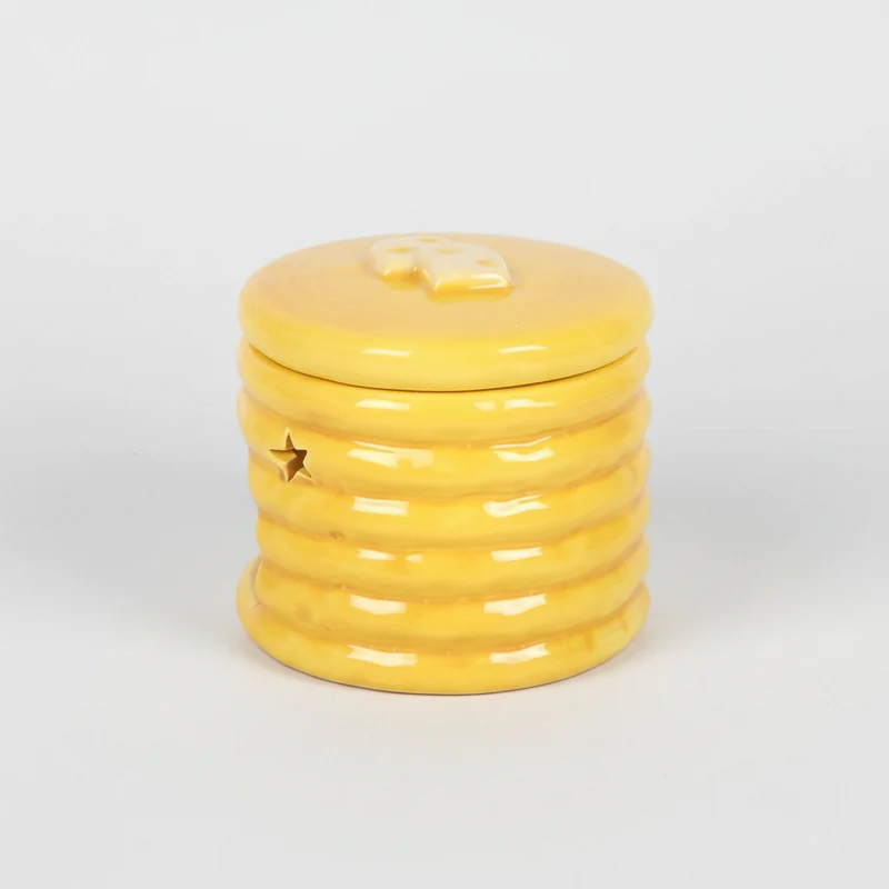 Brûle-parfum et chauffe-cire Pancakes en céramique