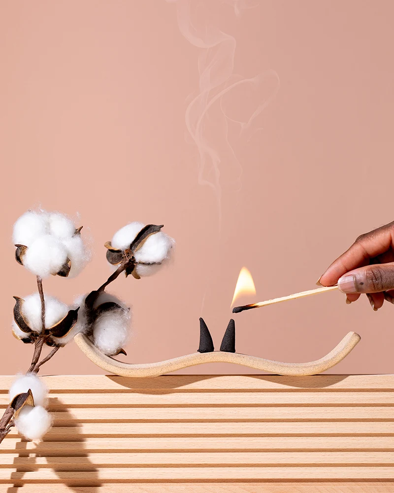 unscented charcoal incense cones