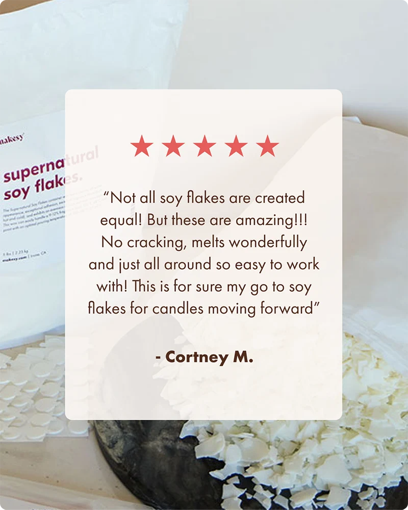 supernatural soy flakes™ candle wax