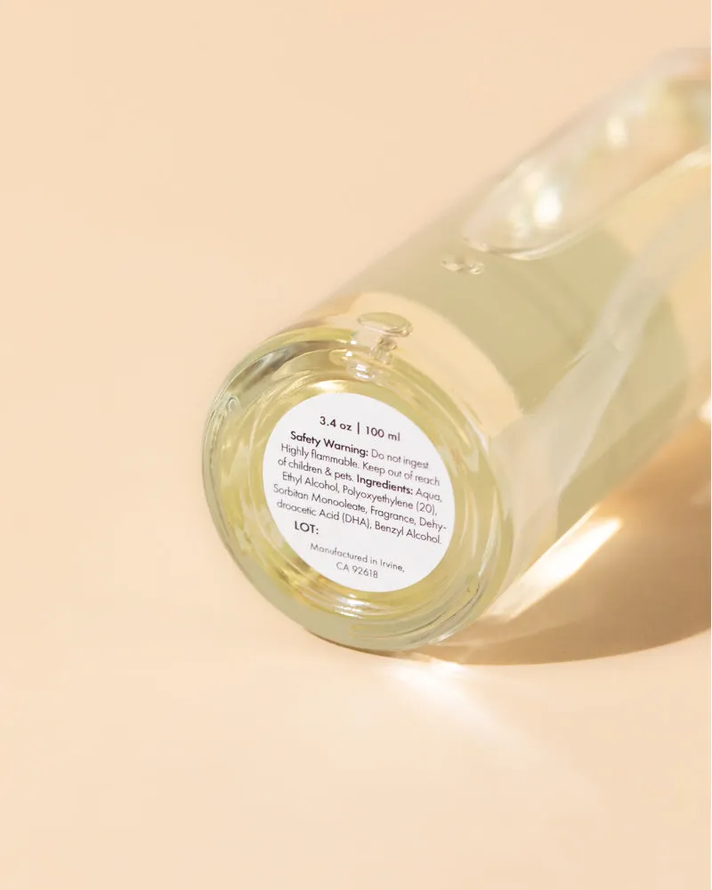 3.4oz private label room spray