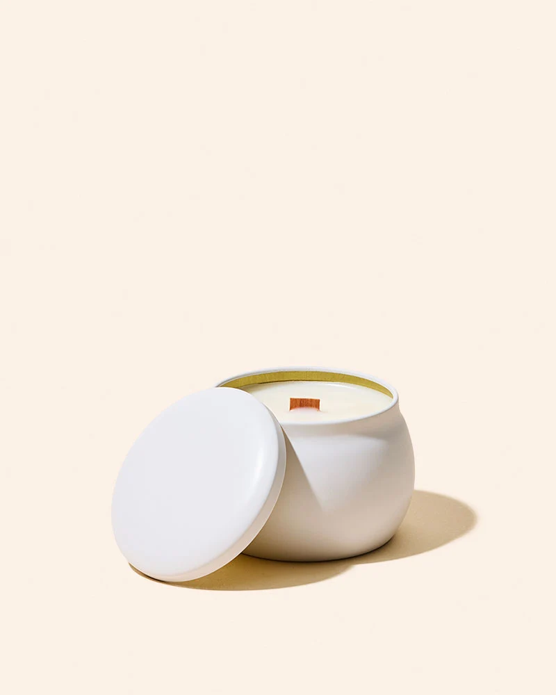 4oz amore™ candle tin & lid