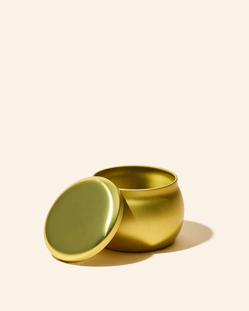 4oz amore™ candle tin & lid