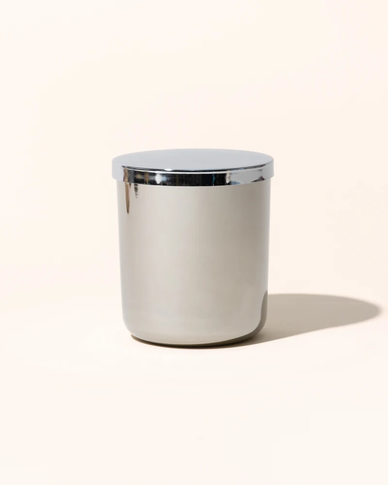 luxe metal candle lid with gasket