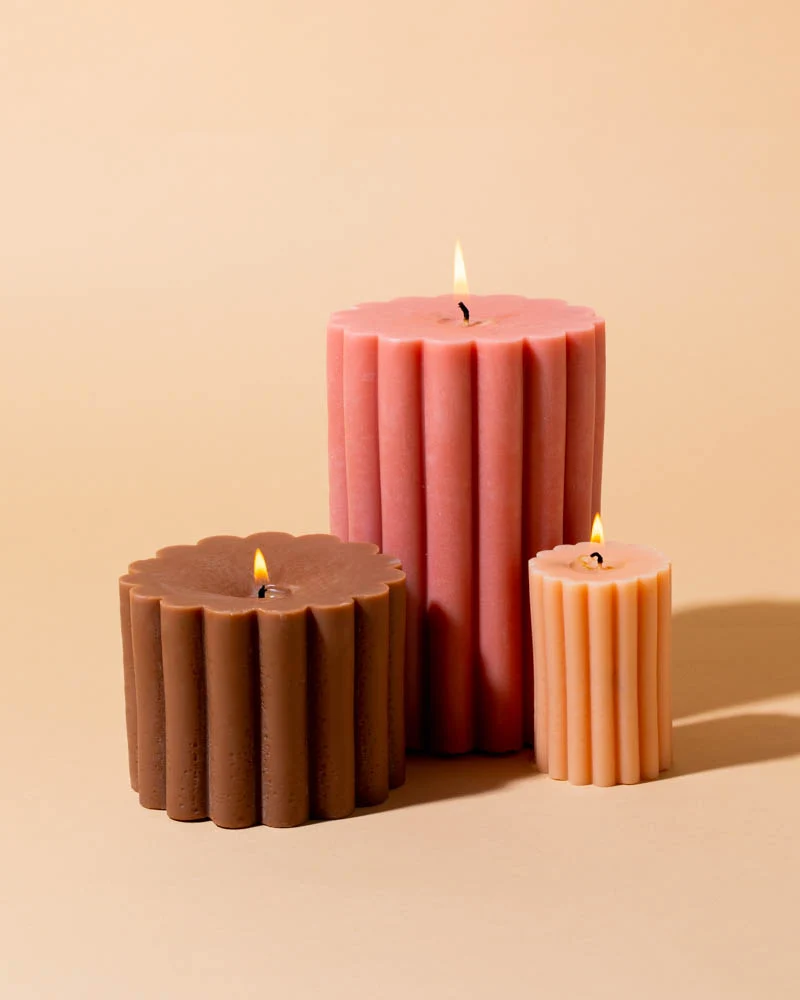 super silicone® pillar mold - fluted