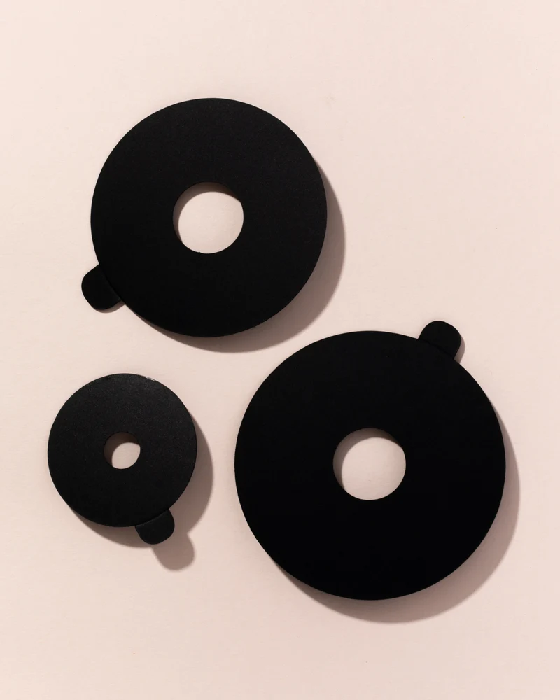 eco matte black candle dust covers