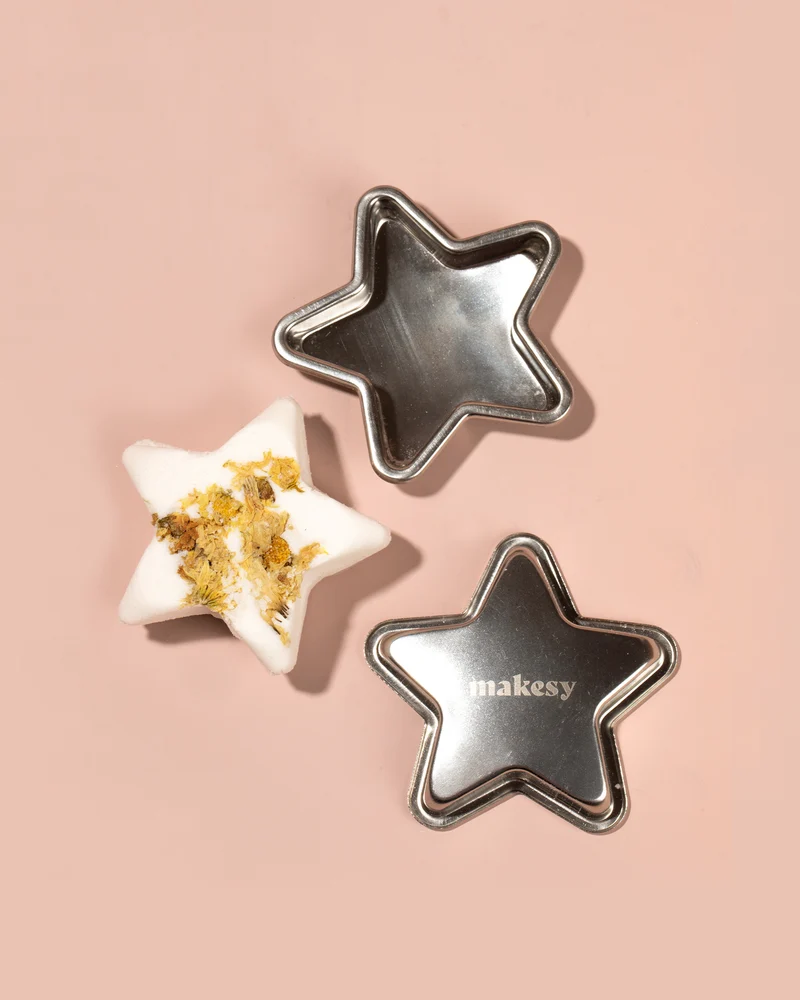 stainless steel star bath bomb mold