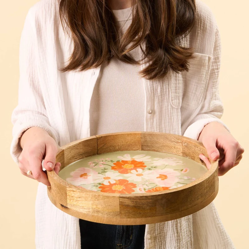 The Darling Effect Wood Enamel Trays ~ Various Styles
