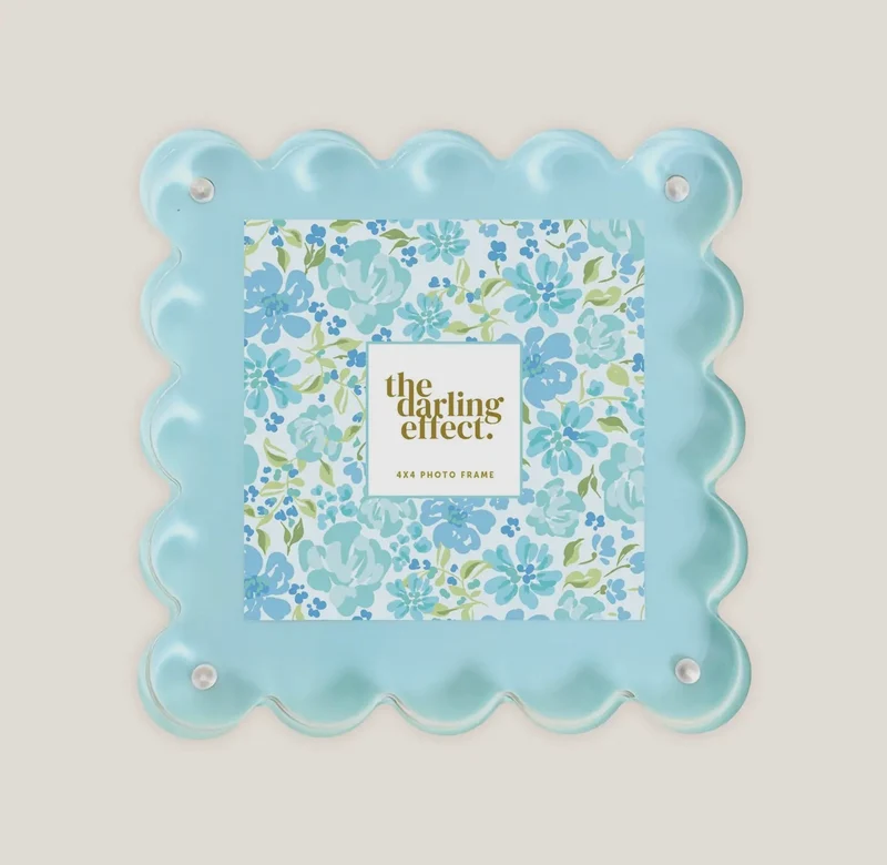 The Darling Effect Scalloped Acrylic Frames - Various Styles
