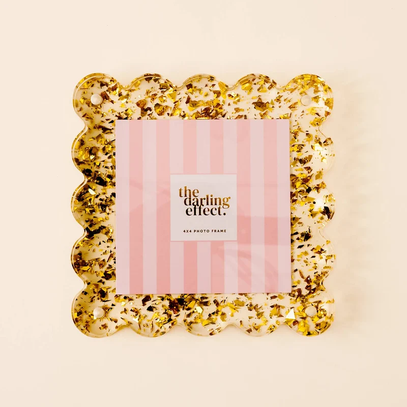 The Darling Effect Scalloped Acrylic Frames - Various Styles