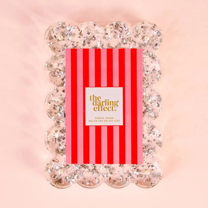 The Darling Effect Scalloped Acrylic Frames - Various Styles