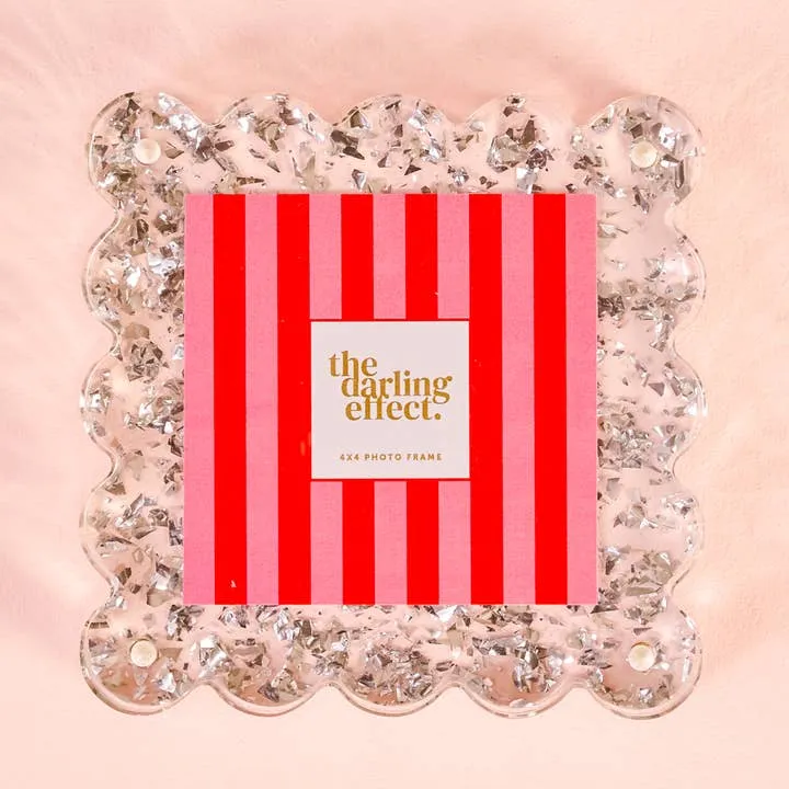 The Darling Effect Scalloped Acrylic Frames - Various Styles