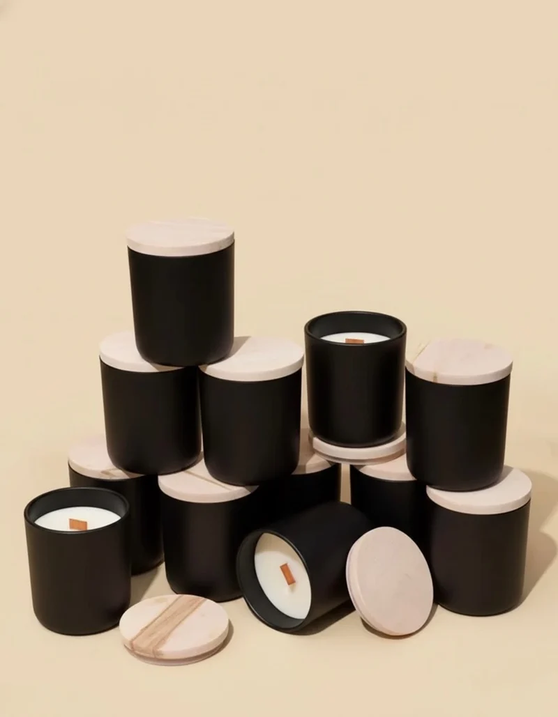 starter candle making kit - 12oz aura vessel & lid