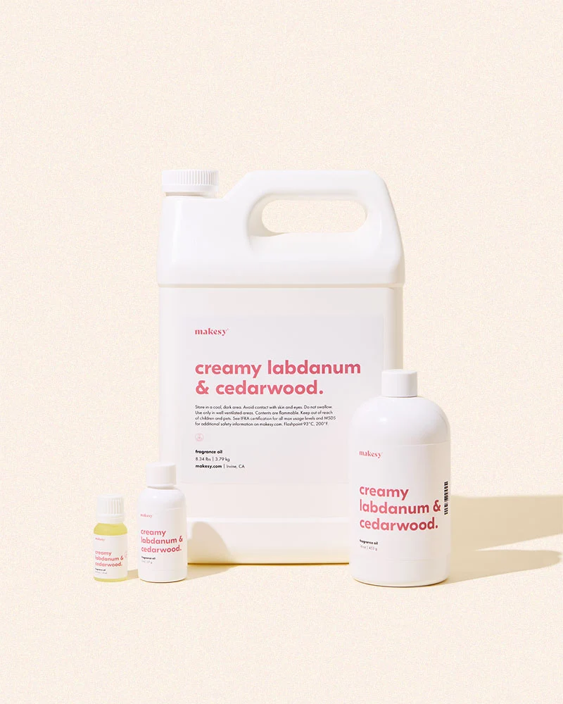 creamy labdanum & cedarwood™ fragrance oil