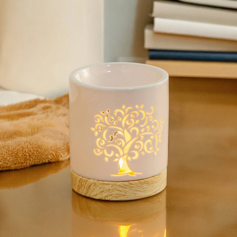 Brûle parfum & fondants ARBRE DE VIE - Céramique - Zen'Arôme