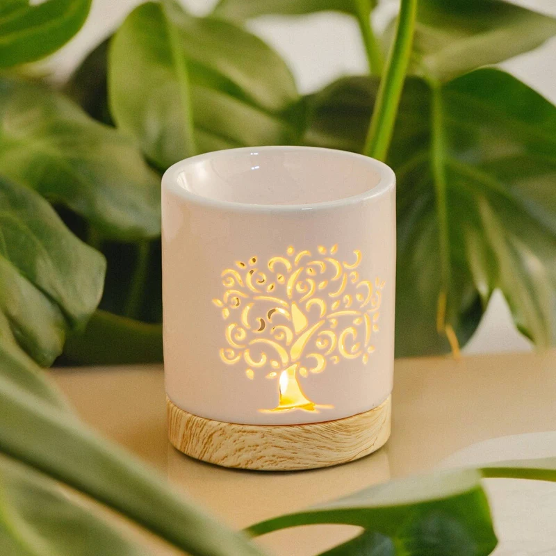 Brûle parfum & fondants ARBRE DE VIE - Céramique - Zen'Arôme