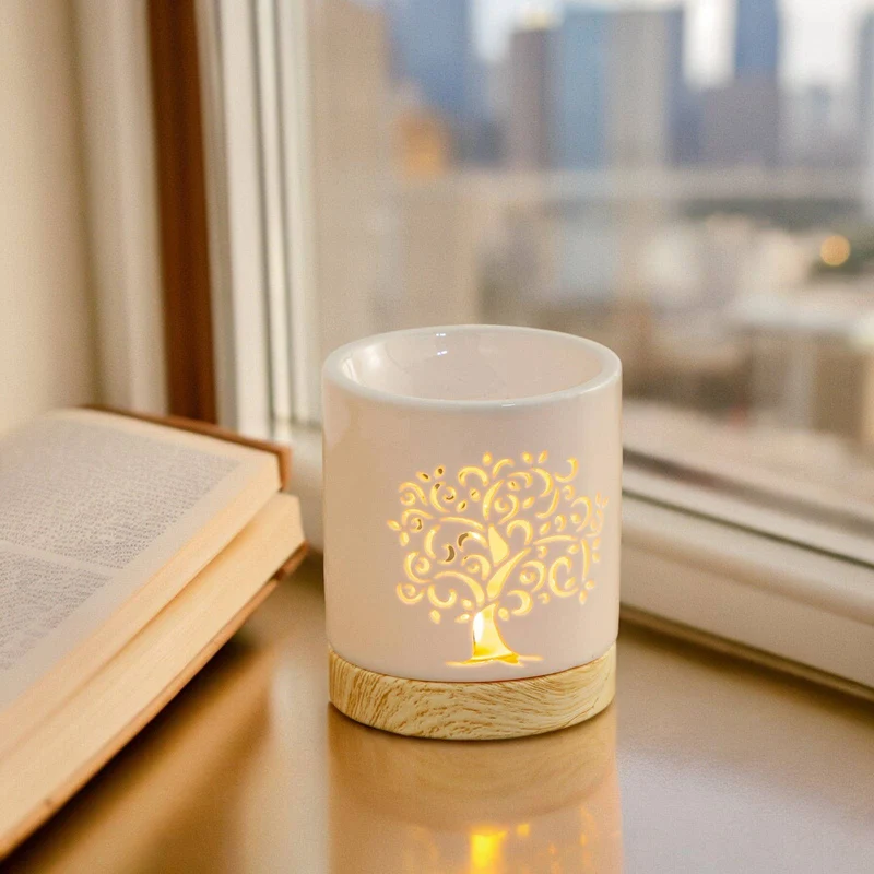 Brûle parfum & fondants ARBRE DE VIE - Céramique - Zen'Arôme