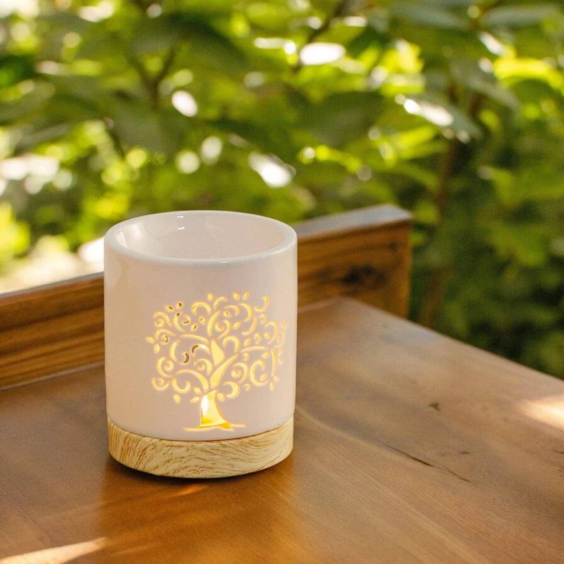 Brûle parfum & fondants ARBRE DE VIE - Céramique - Zen'Arôme