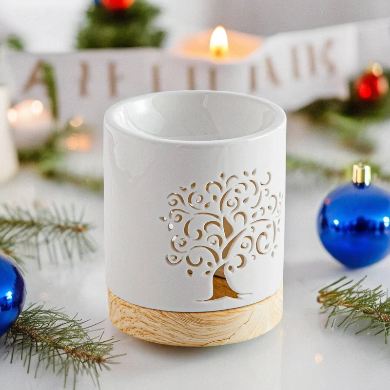 Brûle parfum & fondants ARBRE DE VIE - Céramique - Zen'Arôme