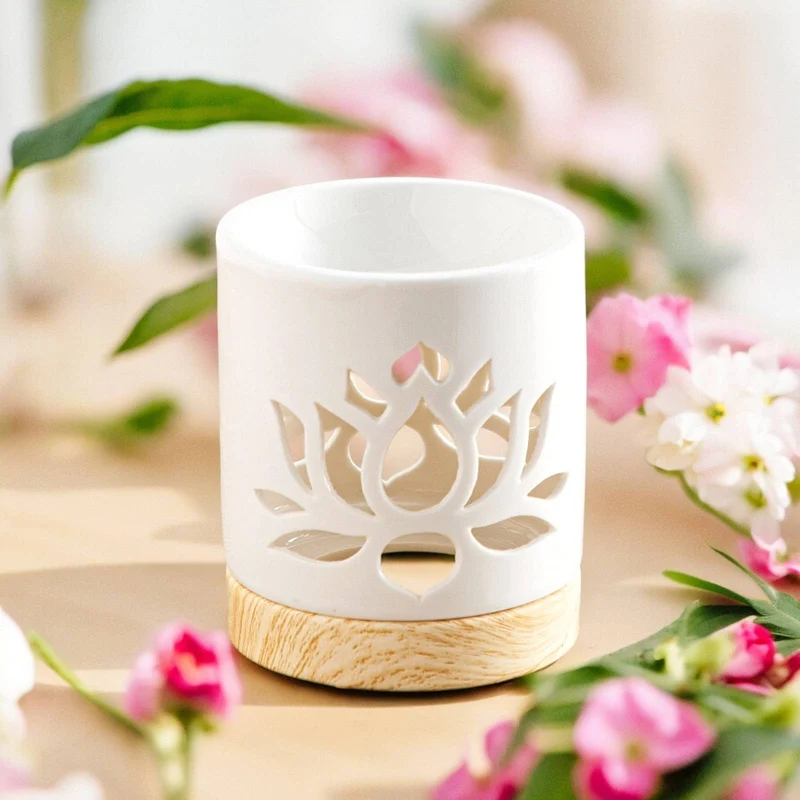 Brûle parfum & fondants parfumés NENUPHAR - Céramique - Zen'Arôme