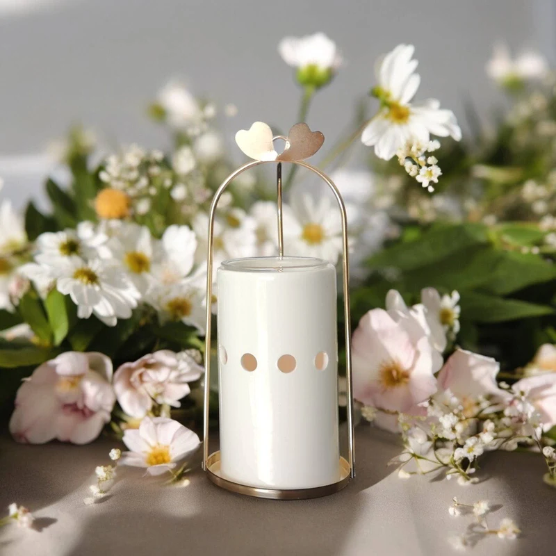 Brule parfum original AMOUR - Métal doré, verre & céramique - Zen'Arôme