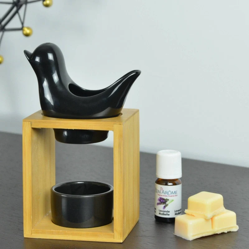 Brûle parfum, cire & fondants BIRDY Noir - Zen'Arôme