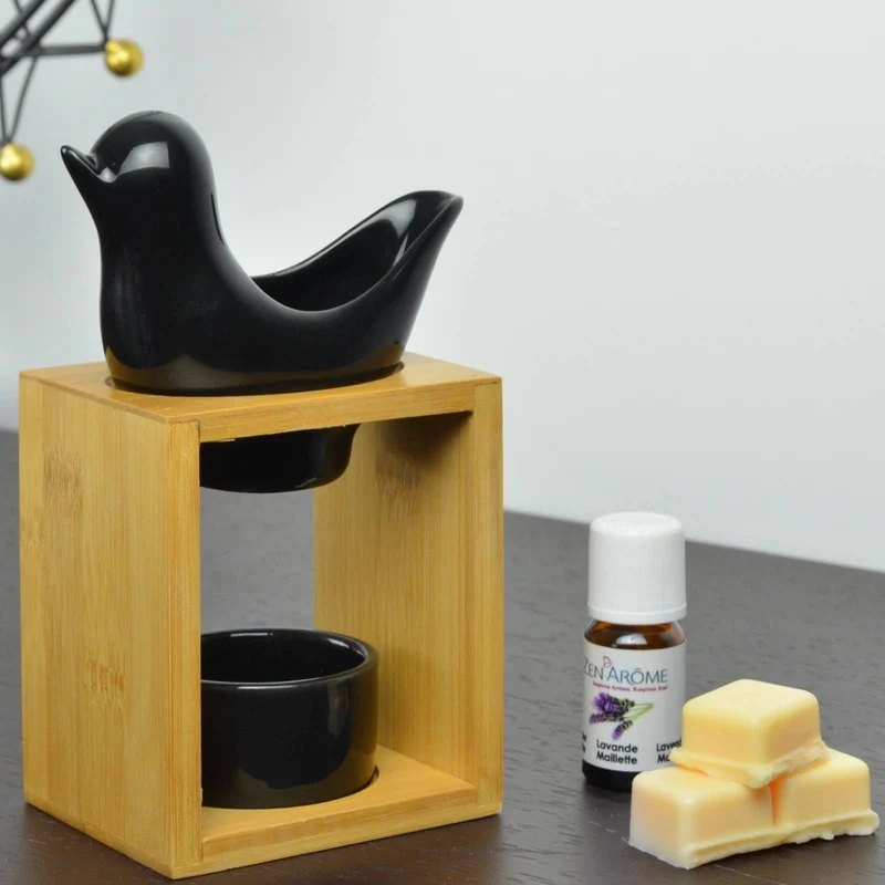 Brûle parfum, cire & fondants BIRDY Noir - Zen'Arôme