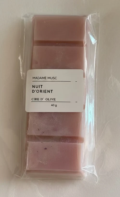 Tablettte de cire parfumée - 40g - Madame Musc