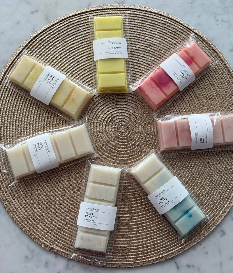 Tablettte de cire parfumée - 40g - Madame Musc