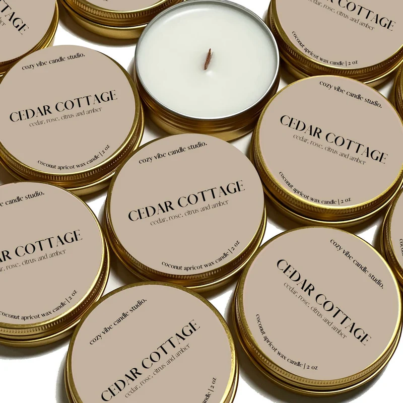 2oz Travel Candle ~ Various Scents