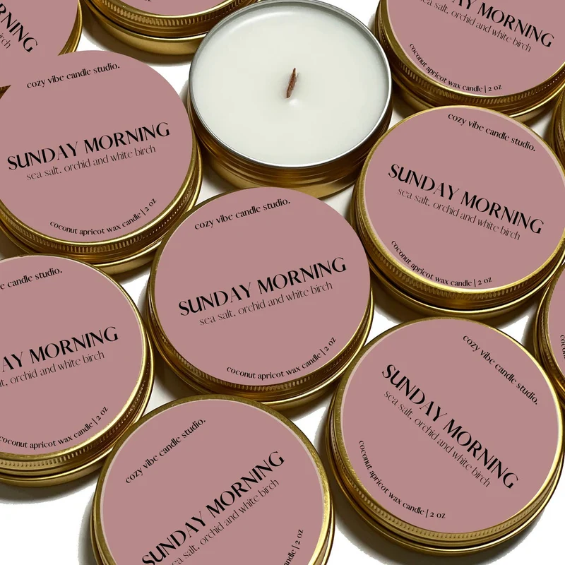 2oz Travel Candle ~ Various Scents
