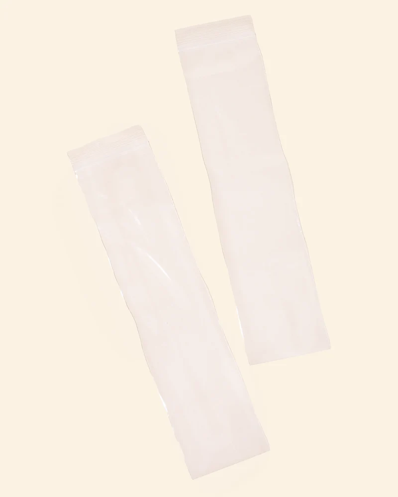 clear reusable bag - set of 100